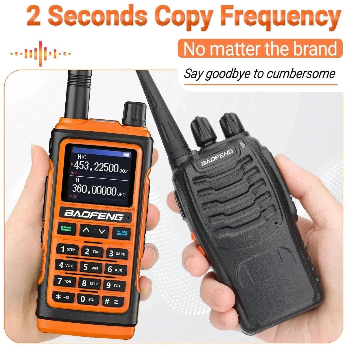 Baofeng UV-17M Air Band Walkie Talkie 999CH NOAA Full Band Type-C Charger Wireless Copy Frequency Long Range UV 5R Two Way Radio