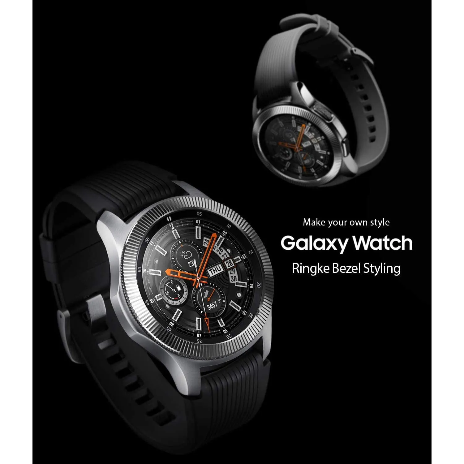 Bezel Styling for Galaxy Watch 46mm - GW-46-12  Stainless Steel