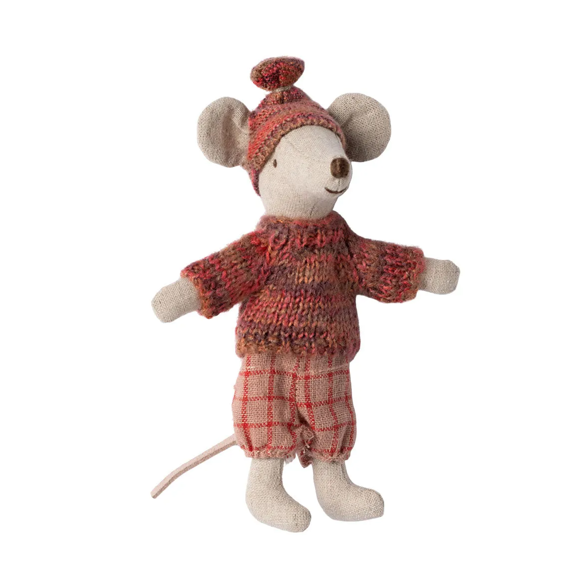 Big Sister Winter Mouse with Ski Set