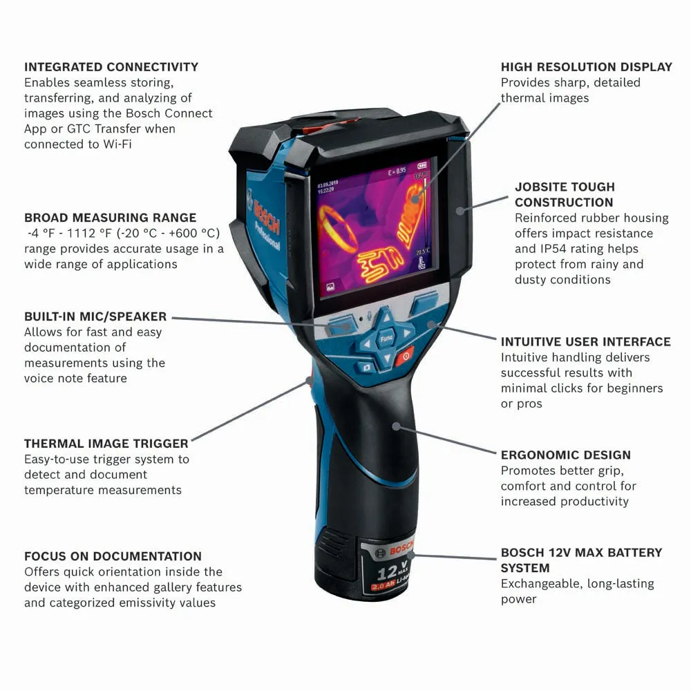 Bosch GTC600C 12V Thermal Camera