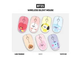 BT21 x ROYCHE - BABY WIRELESS SILENT MOUSE