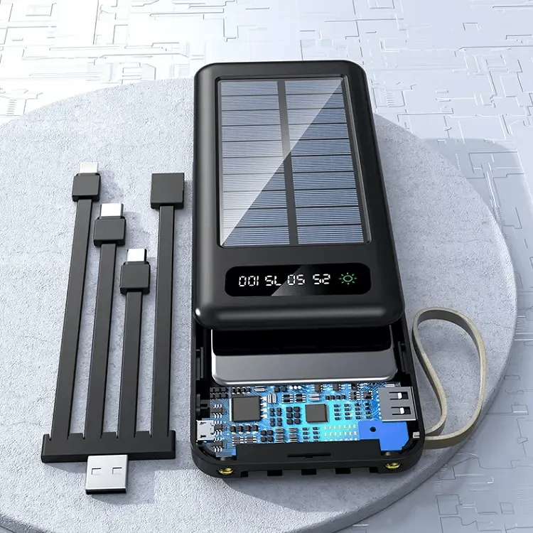 Bunsey Portable Fast Charging Solar Power Bank 10000mAh BY-13