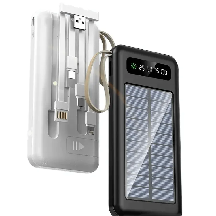 Bunsey Portable Fast Charging Solar Power Bank 10000mAh BY-13