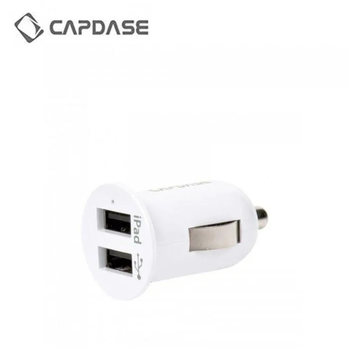 Capdase Dual USB Car Charger With Lightning Cable