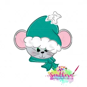 Christmas Mouse Template & Digital Cut File