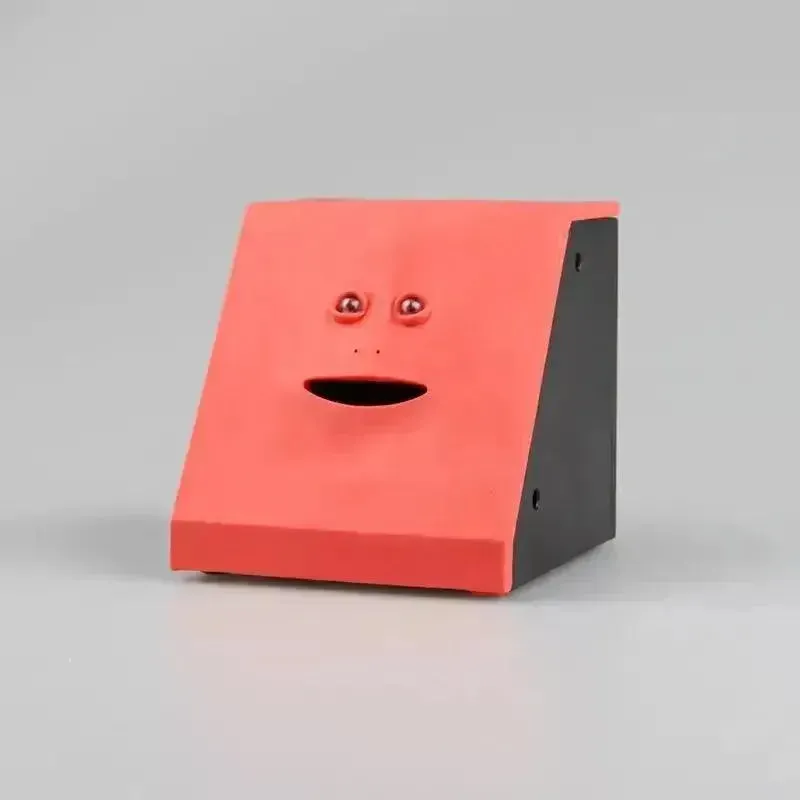 Coin Eating Animated Face Piggy Bank