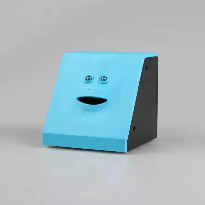 Coin Eating Animated Face Piggy Bank