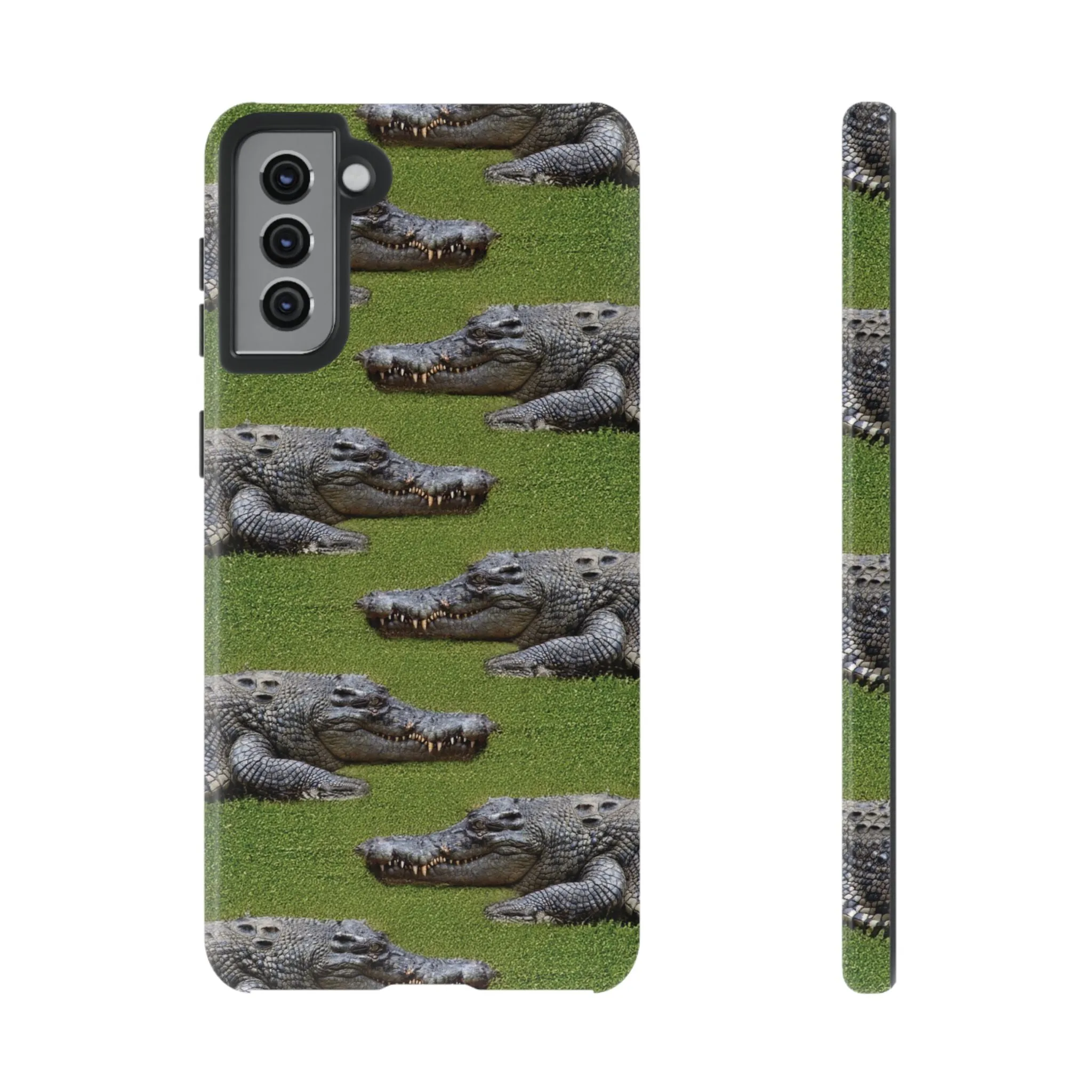 Crocodile Tough Phone Case Cover - Durable Protection with Reptile Style