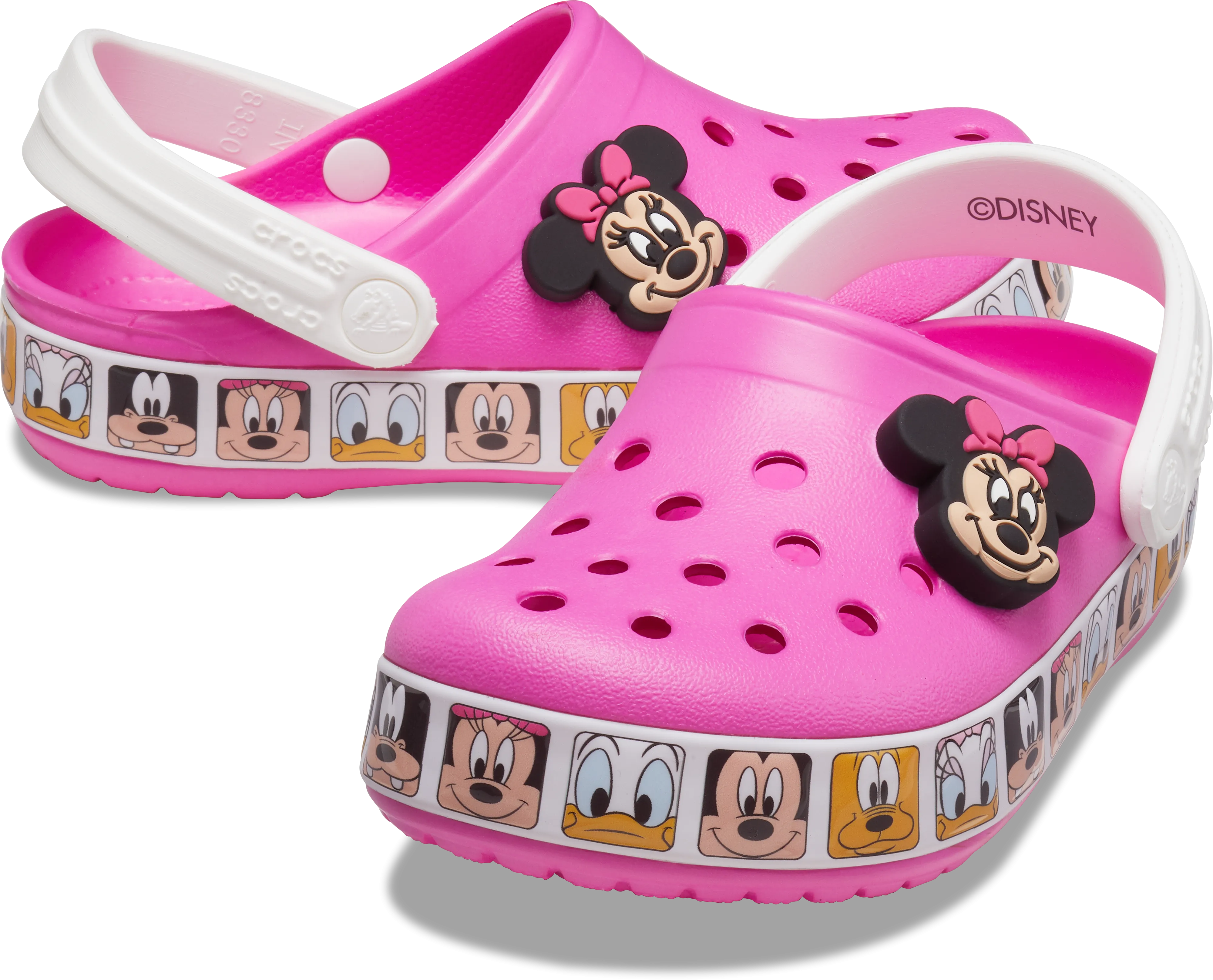 Crocs Minnie Mouse Band Clog T Electric Pink - Kids