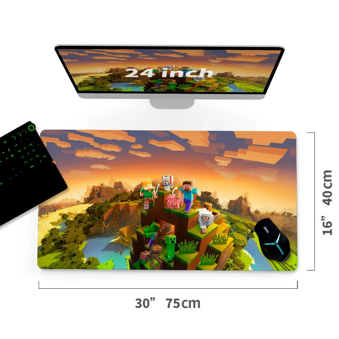 Custom Minecraft Mouse Pad 30"x16"