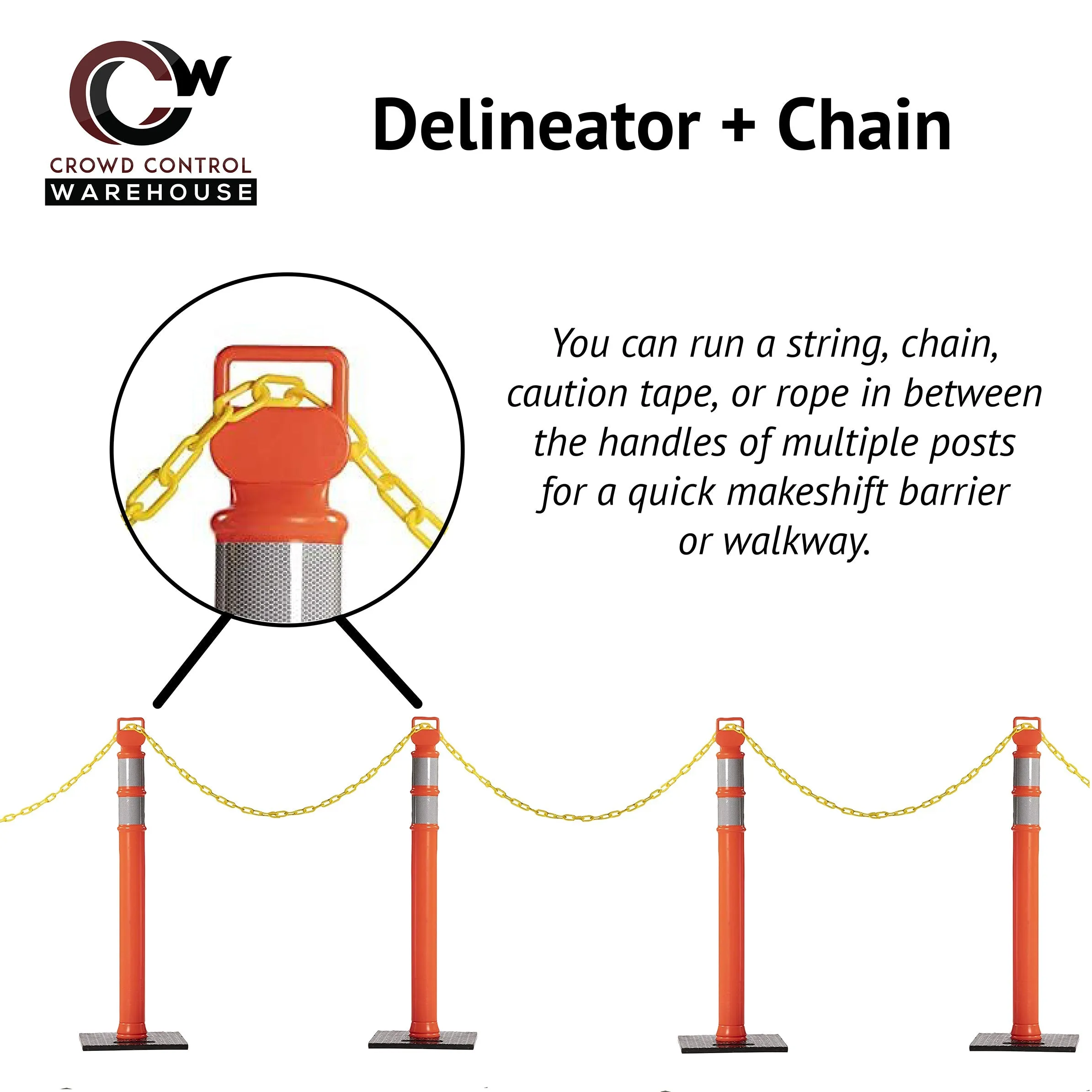 Delineator Post, 49 in. - Trafford Industrial