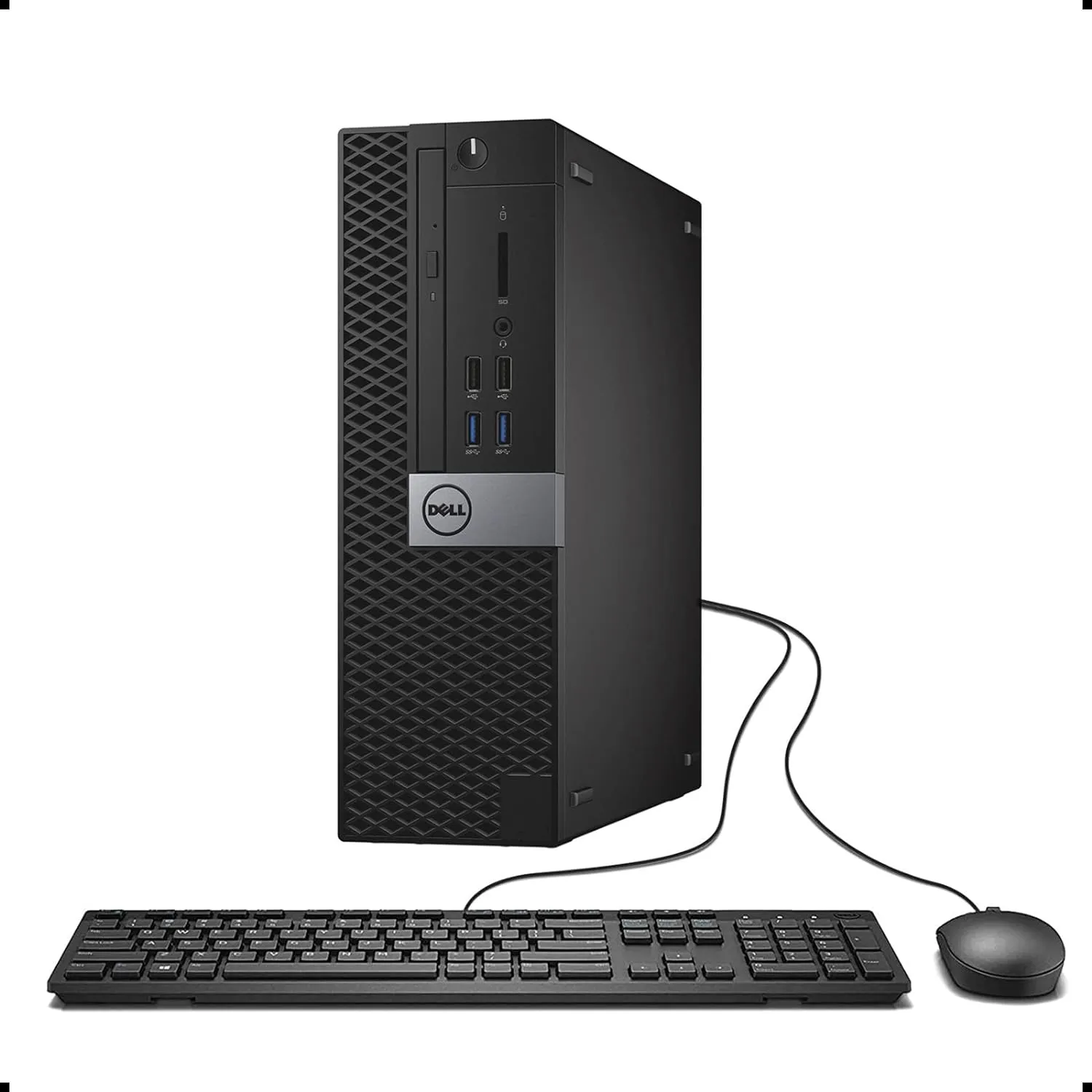 Dell OptiPlex 3050 (SFF) Desktop  | Intel Core i3-7100 (7th Gen) 3.90 GHz, 8GB DDR4 RAM, 256GB NVMe M.2 SSD, USB3.0 & HDMI, DisplayPort, 1GBe LAN  Port, Includes Wi-Fi, Keyboard & Mouse | Windows 10 Pro, Certified Refurbished- 1 Year Warranty