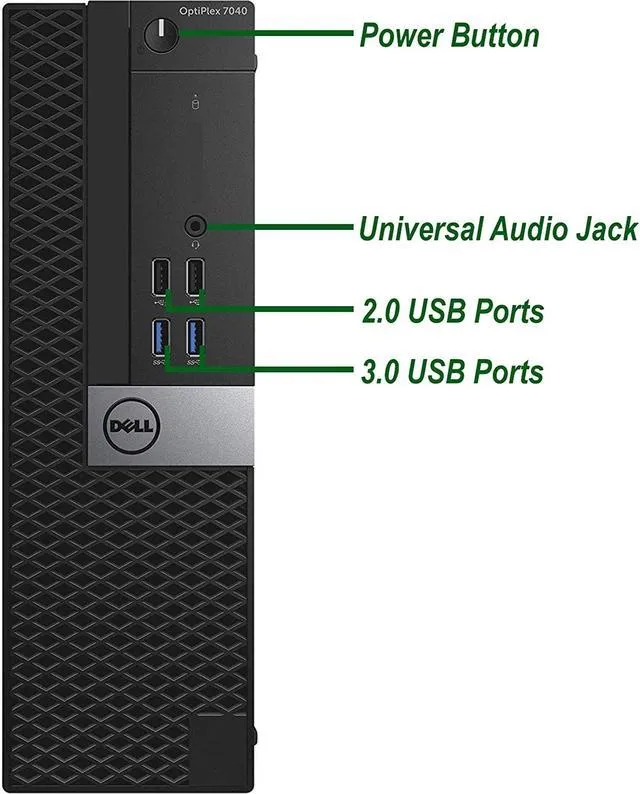 Dell OptiPlex 3050 (SFF) Desktop  | Intel Core i3-7100 (7th Gen) 3.90 GHz, 8GB DDR4 RAM, 256GB NVMe M.2 SSD, USB3.0 & HDMI, DisplayPort, 1GBe LAN  Port, Includes Wi-Fi, Keyboard & Mouse | Windows 10 Pro, Certified Refurbished- 1 Year Warranty