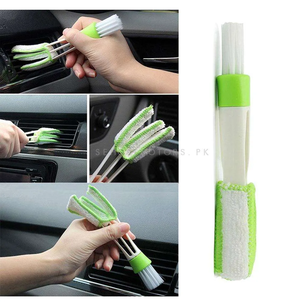 Detailing Brush 3 Way - Car Detail Tools Brush Long Durable 2 In 1 Double Slider Car Clean Auto Cleaning Accessories