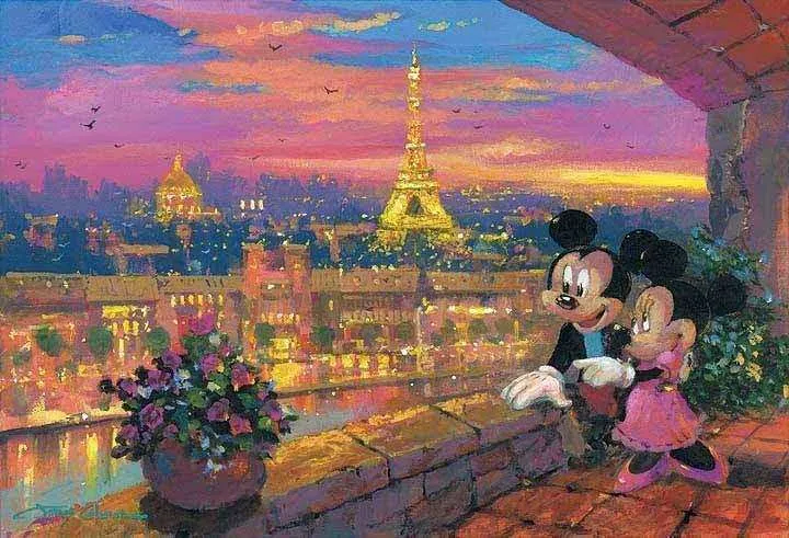 Disney Limited Edition: A Paris Sunset