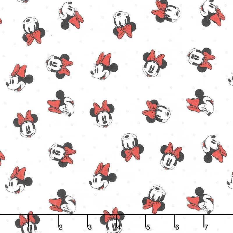 Disney Minnie Mouse Dreaming in Dots - Dreaming in Dots White Yardage