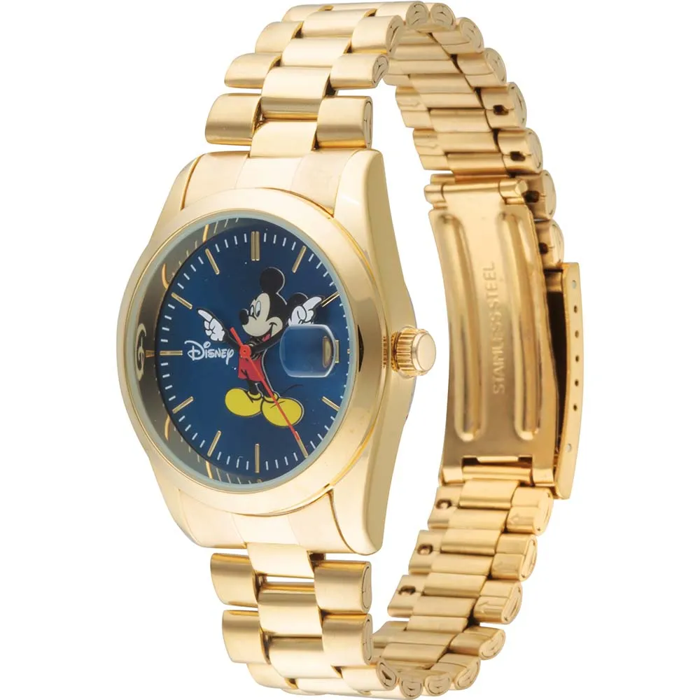 DISNEY TA45704 Mickey Mouse Gold Tone Watch