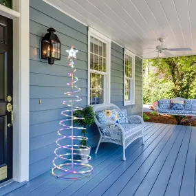 DIY 5' Spiral Christmas Tree USB Powered Indoor & Outdoor