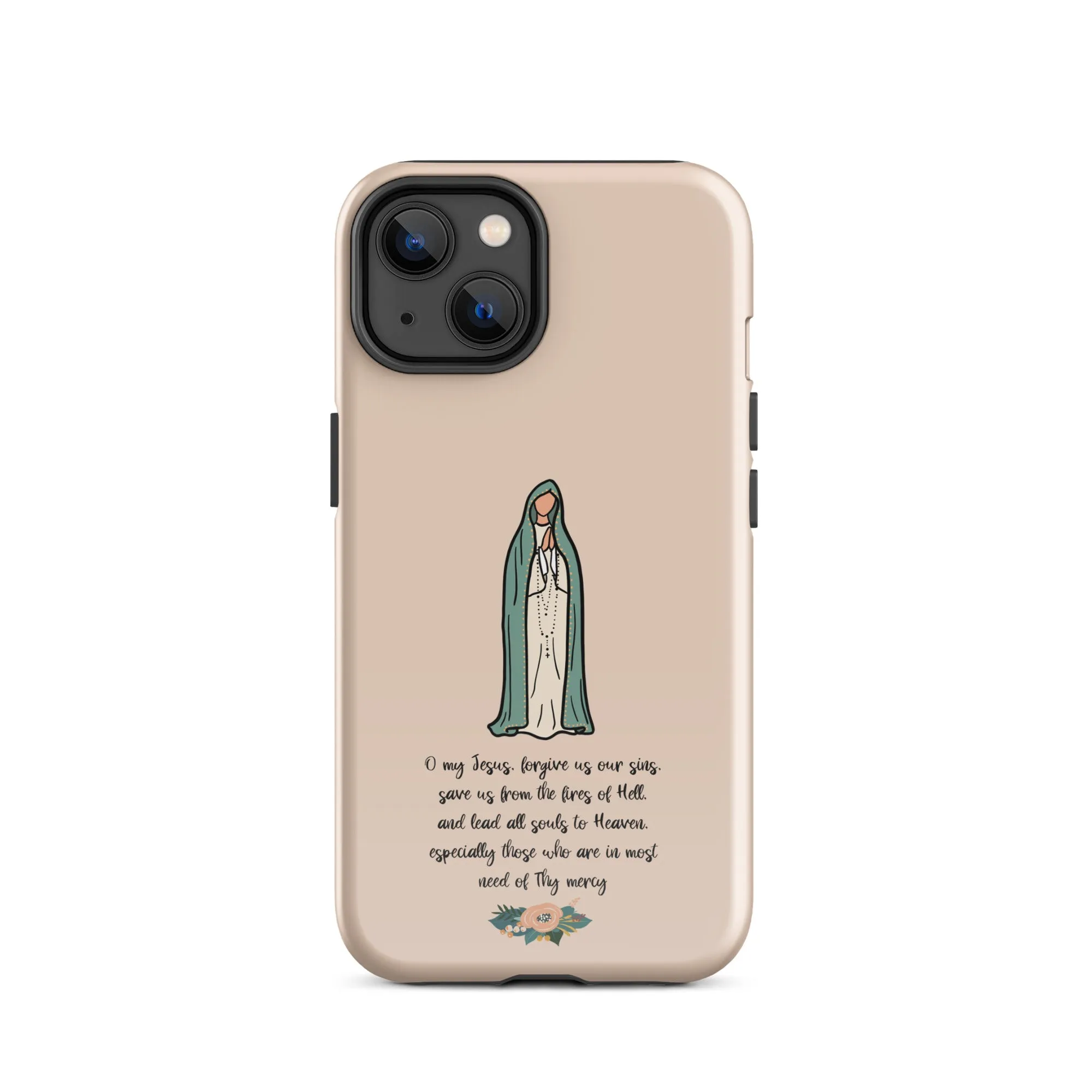 Fatima Catholic Phone Case, Tough Case for iPhone® 11-14