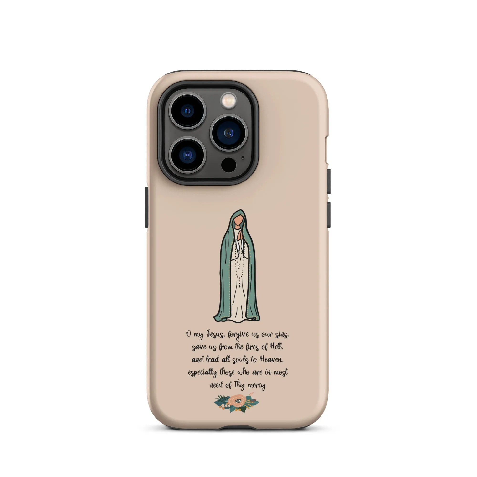 Fatima Catholic Phone Case, Tough Case for iPhone® 11-14