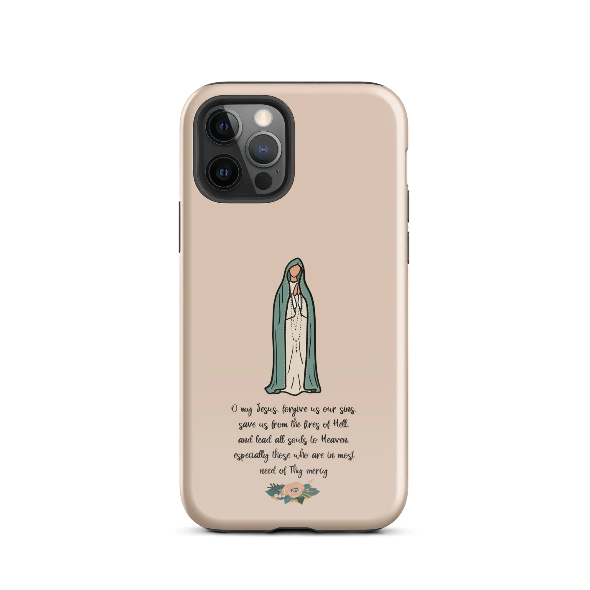 Fatima Catholic Phone Case, Tough Case for iPhone® 11-14