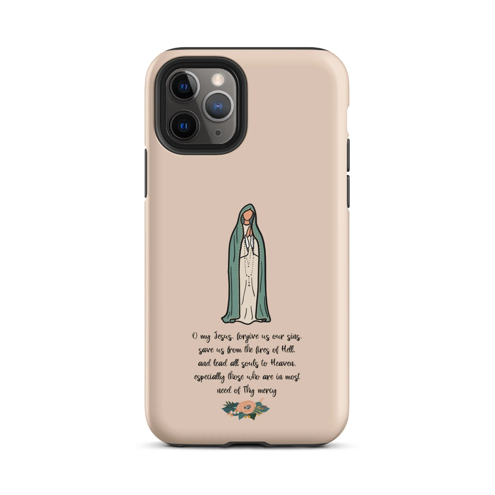 Fatima Catholic Phone Case, Tough Case for iPhone® 11-14