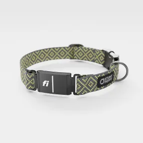 Fi GPS Included Pixie Gray Yellow Everyday Collar (6 month subscription)