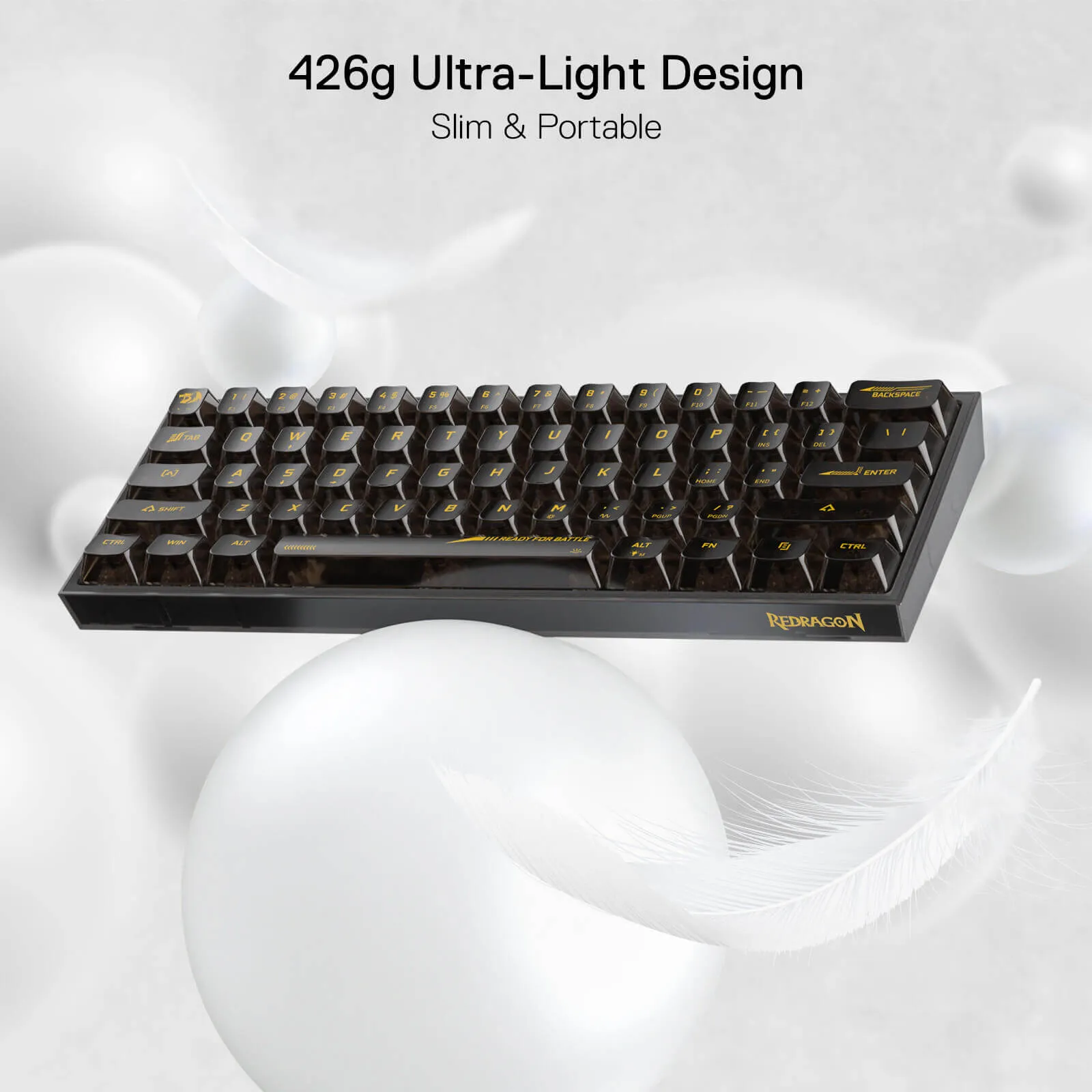 FIZZ K617 SE Full-Transparent Mechanical Keyboard