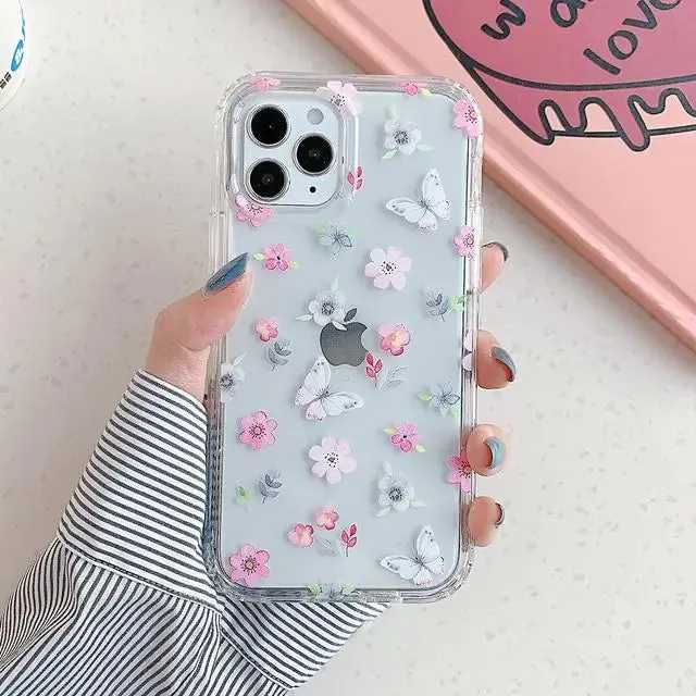 Flowers and Butterflies Case