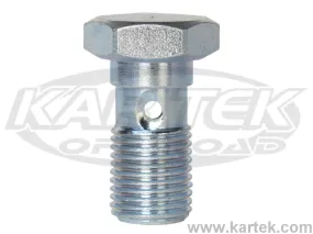 Fragola Banjo Adapter Fitting 10mm 1.0 Thread Metric Steel Bolts