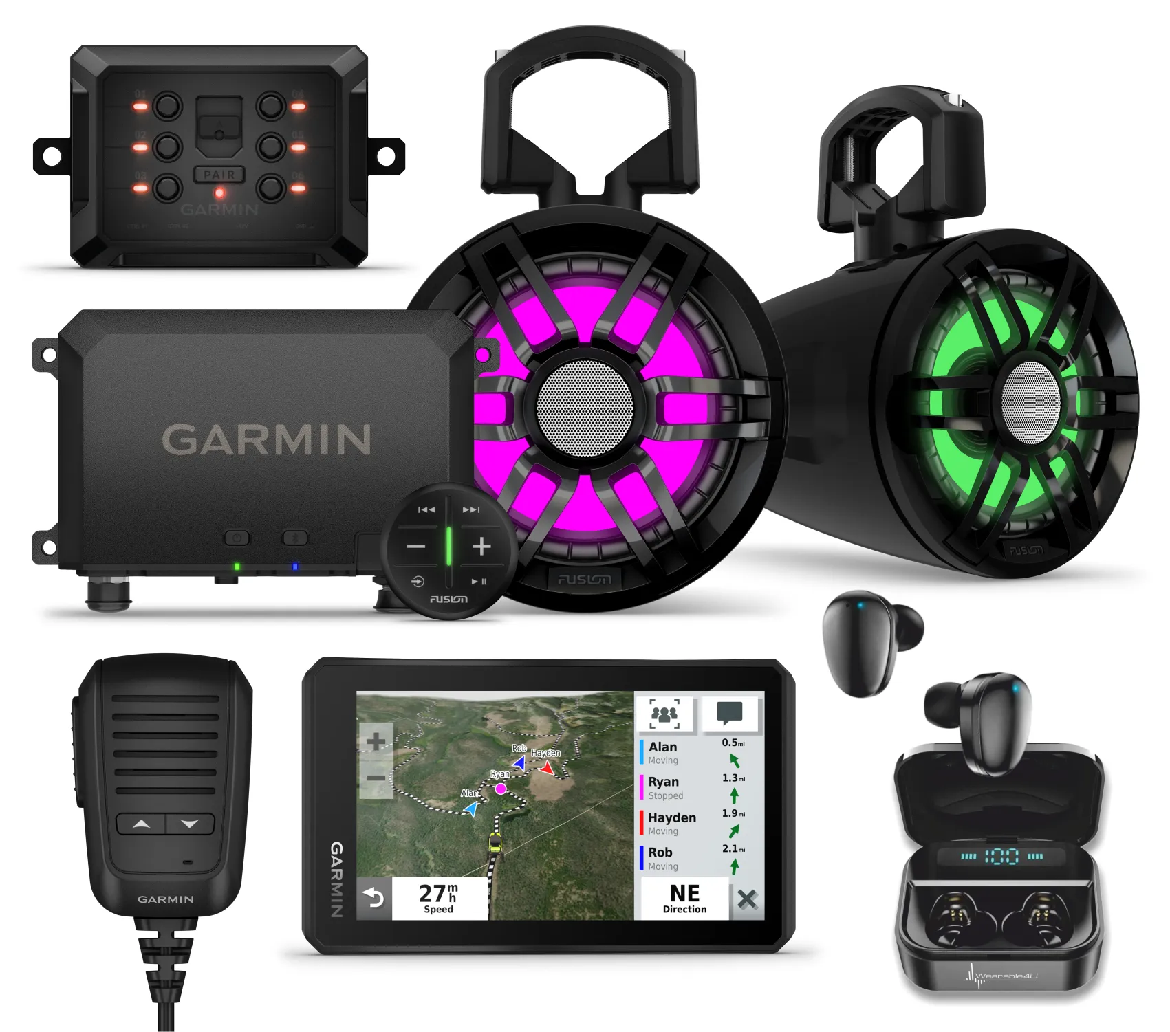 Garmin Tread Audio System with LED Controller