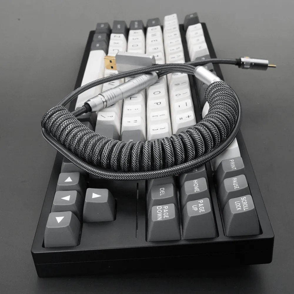 GeekCable Full Grey Customized DIY Manual Mechanical Keyboard Cable