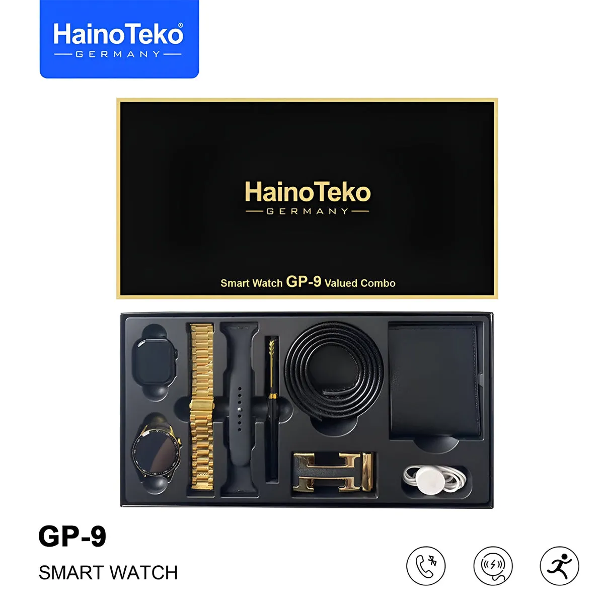 Haino Teko Smart Watch GP-9 Valued Combo