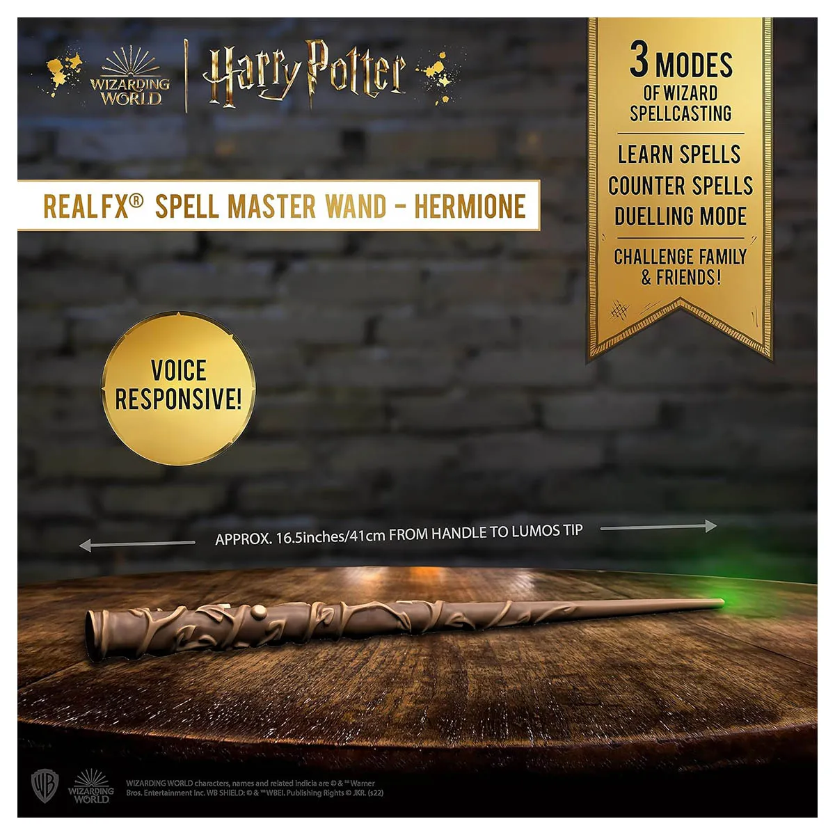 Harry Potter Real FX Spell Master Wand - Hermione