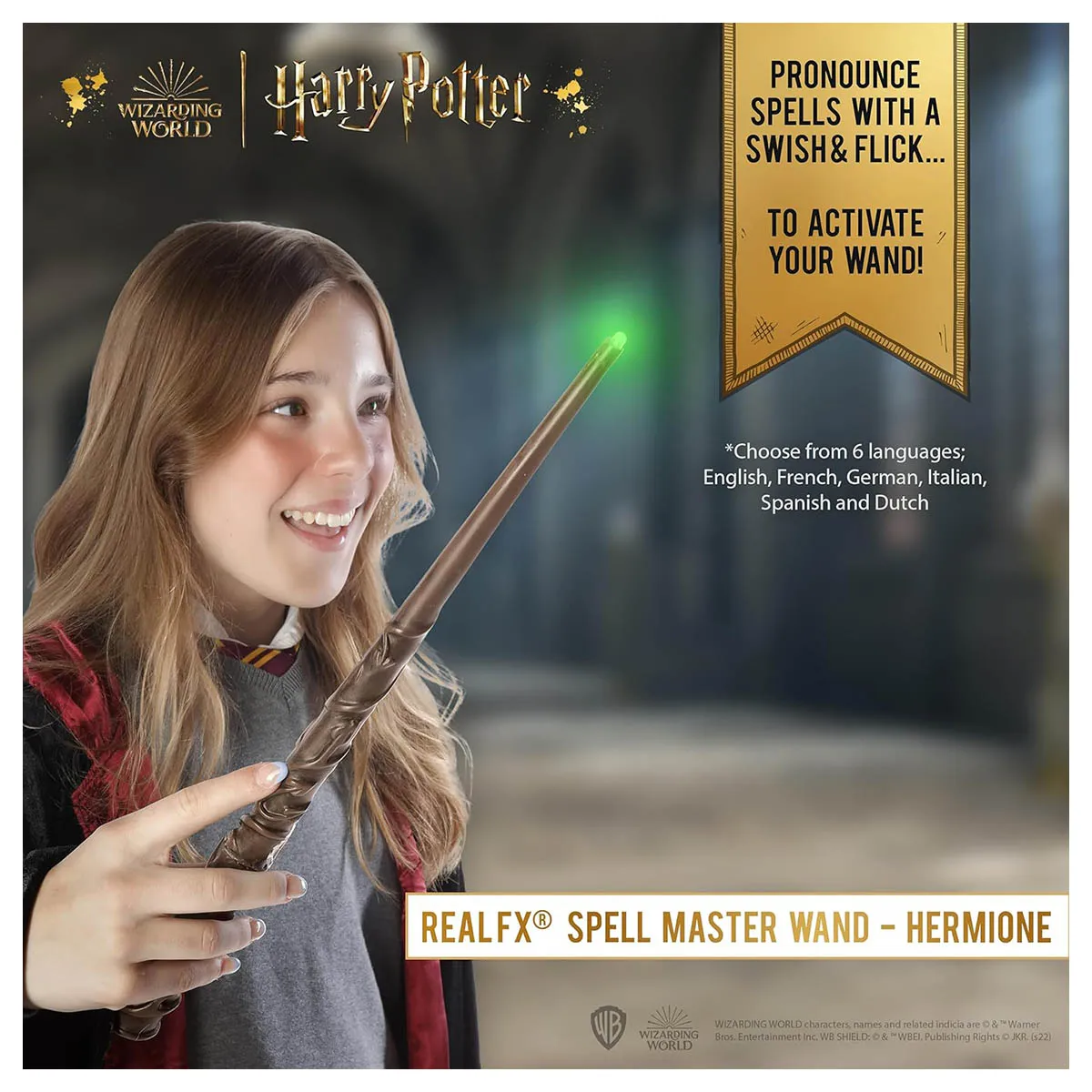 Harry Potter Real FX Spell Master Wand - Hermione