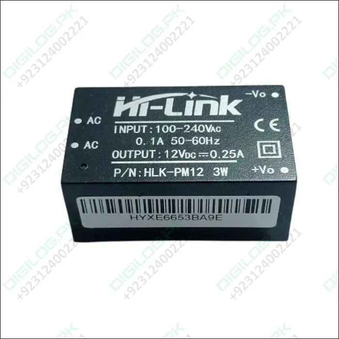 Hi Link Hlk Pm12 12v/3w Switch Power Supply Module