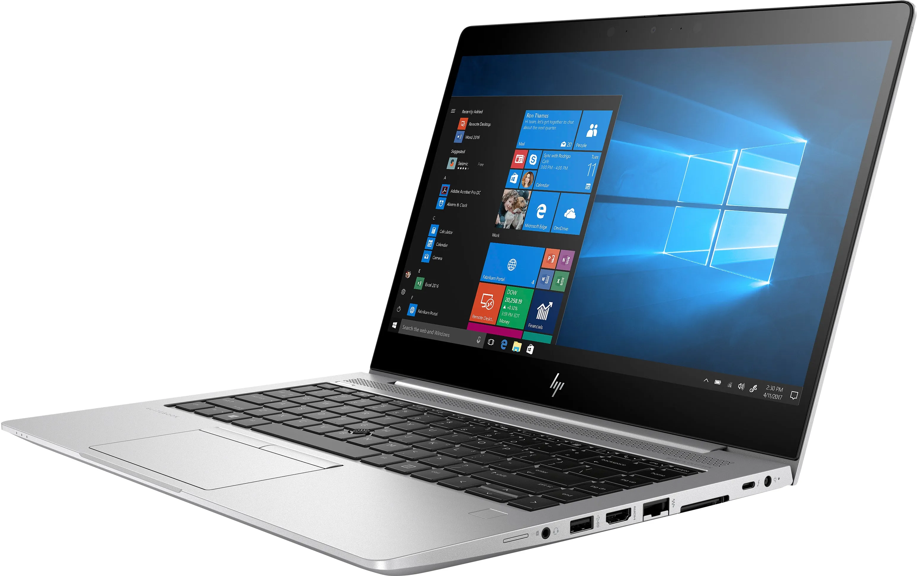 HP EliteBook 840-G6 14" FHD (Non-Touch) Notebook, Intel i5-8365U, 1.60GHz, 8GB RAM, 256GB SSD, Win10P - 7KK19UT#ABA