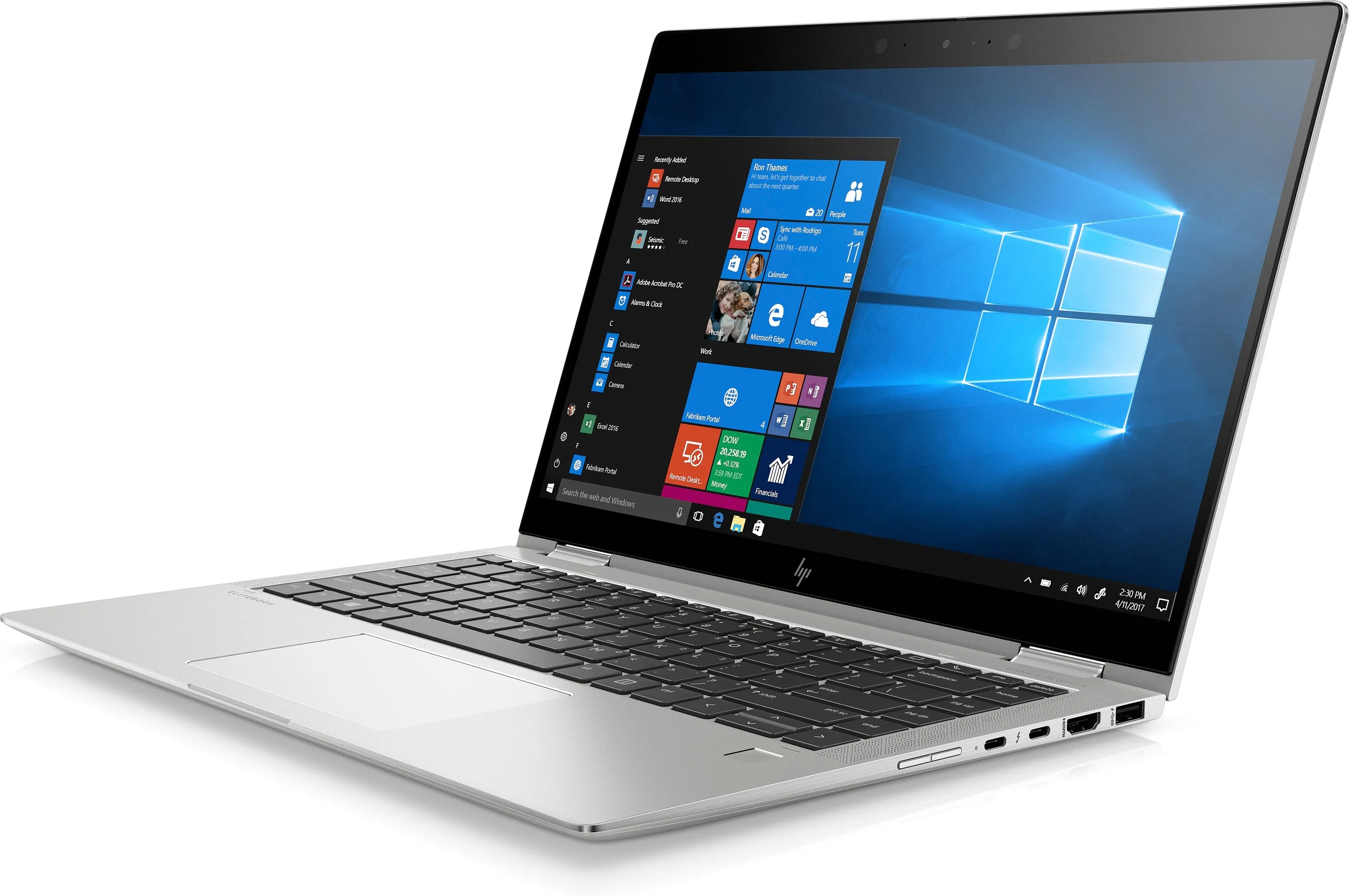 HP EliteBook X360 1040-G6 14" FHD Convertible Notebook, Intel i7-8665U, 1.80GHz, 32GB RAM, 32GB Optane, 512GB SSD, Win10P - 7XV77UT#ABA (Certified Refurbished)