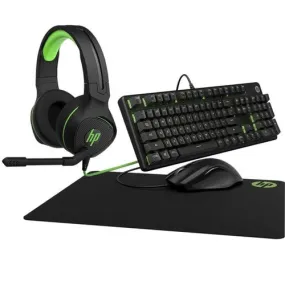 HP Pavilion Gaming Bundle, Keyboard 500   OMEN Mouse 400   Gaming Mouse Pad 300   Gaming Headset 400 - 4VC46AA#ABA