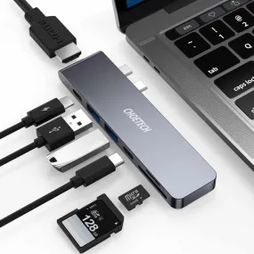 HUB-M14 Choetech 7-in-2 USB-C Multiport Adapter