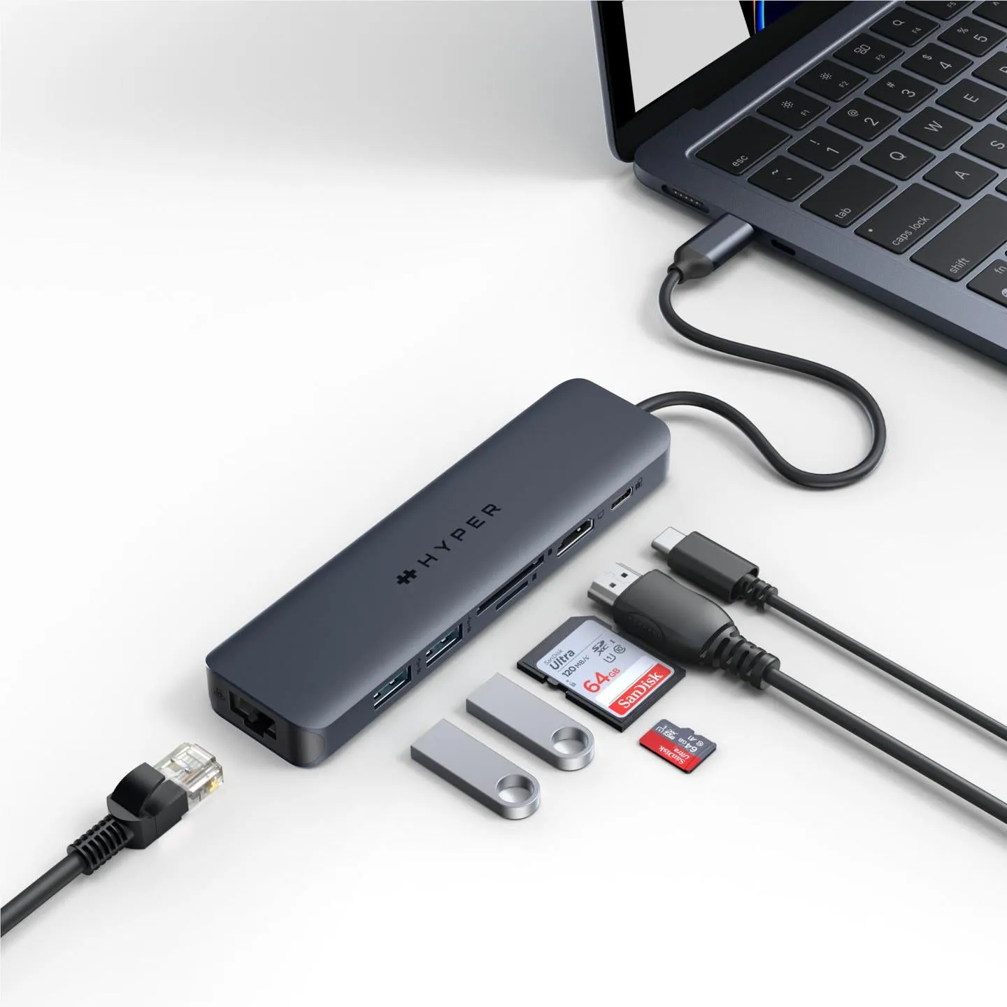 HyperDrive Gen2 7 Port Hub USB-C Hub