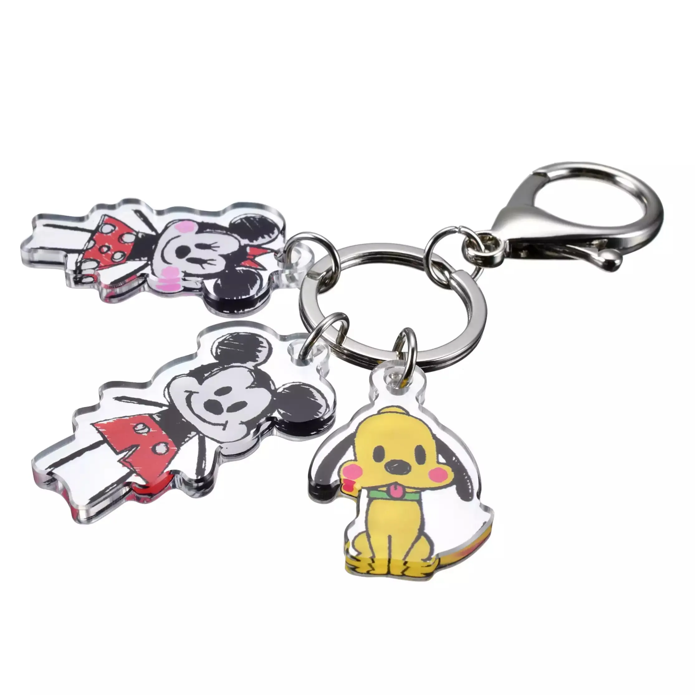 JDS - Key Chain Fes x Mickey, Minnie, Pluto "Graffiti" Keychains