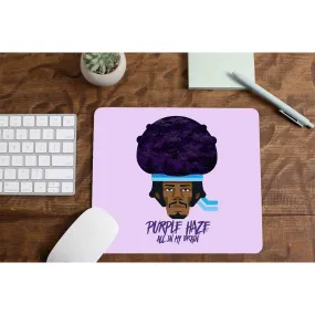 Jimi Hendrix Mousepad - Purple Haze