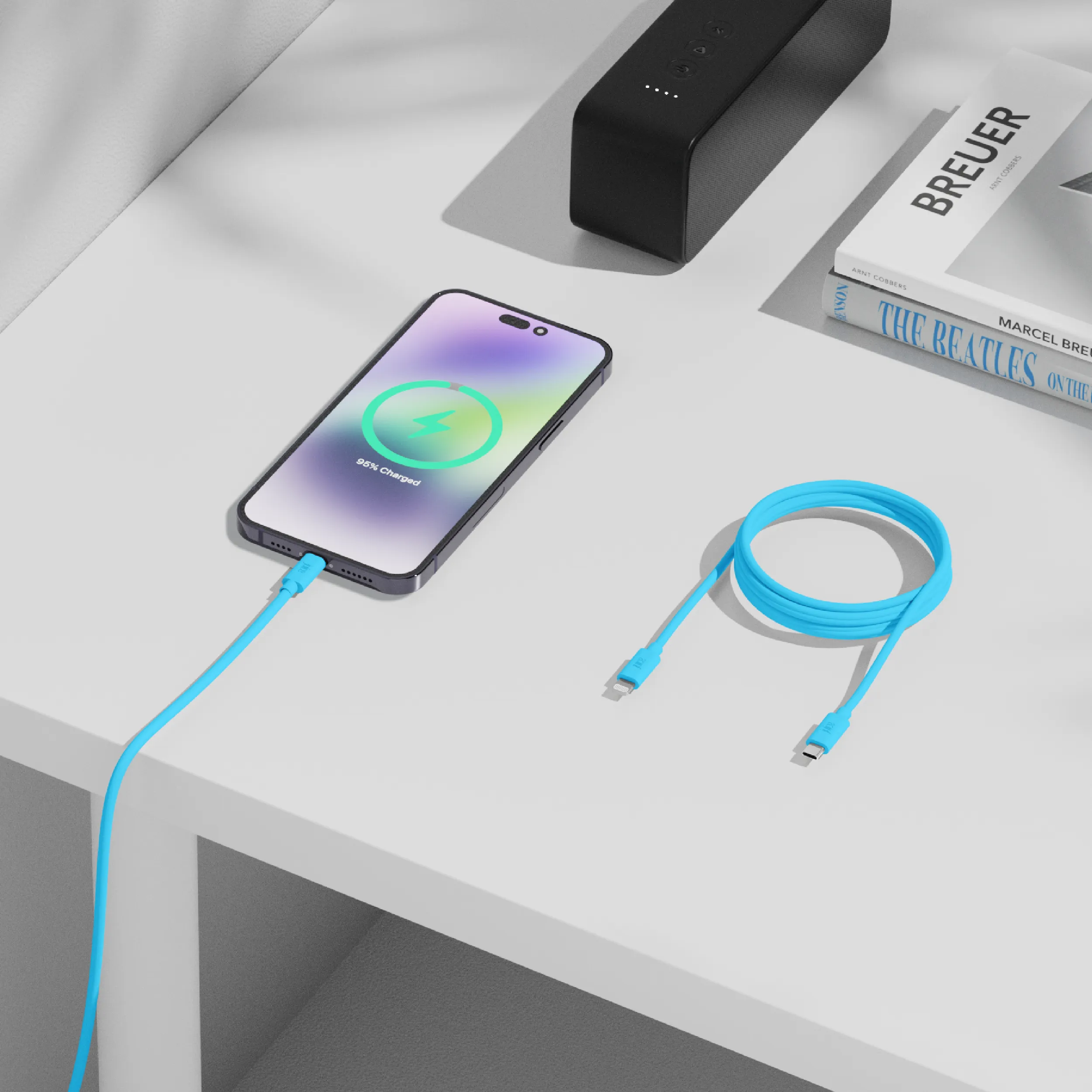 Juice USB Type-C to Apple Lightning Charging Cable 2m - Aqua