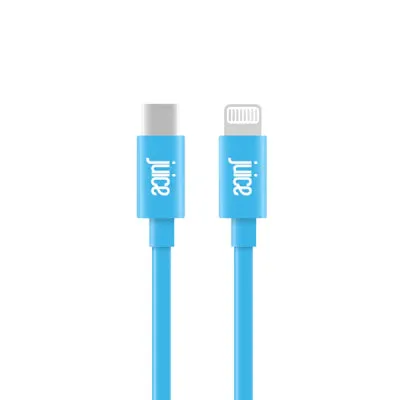 Juice USB Type-C to Apple Lightning Charging Cable 2m - Aqua