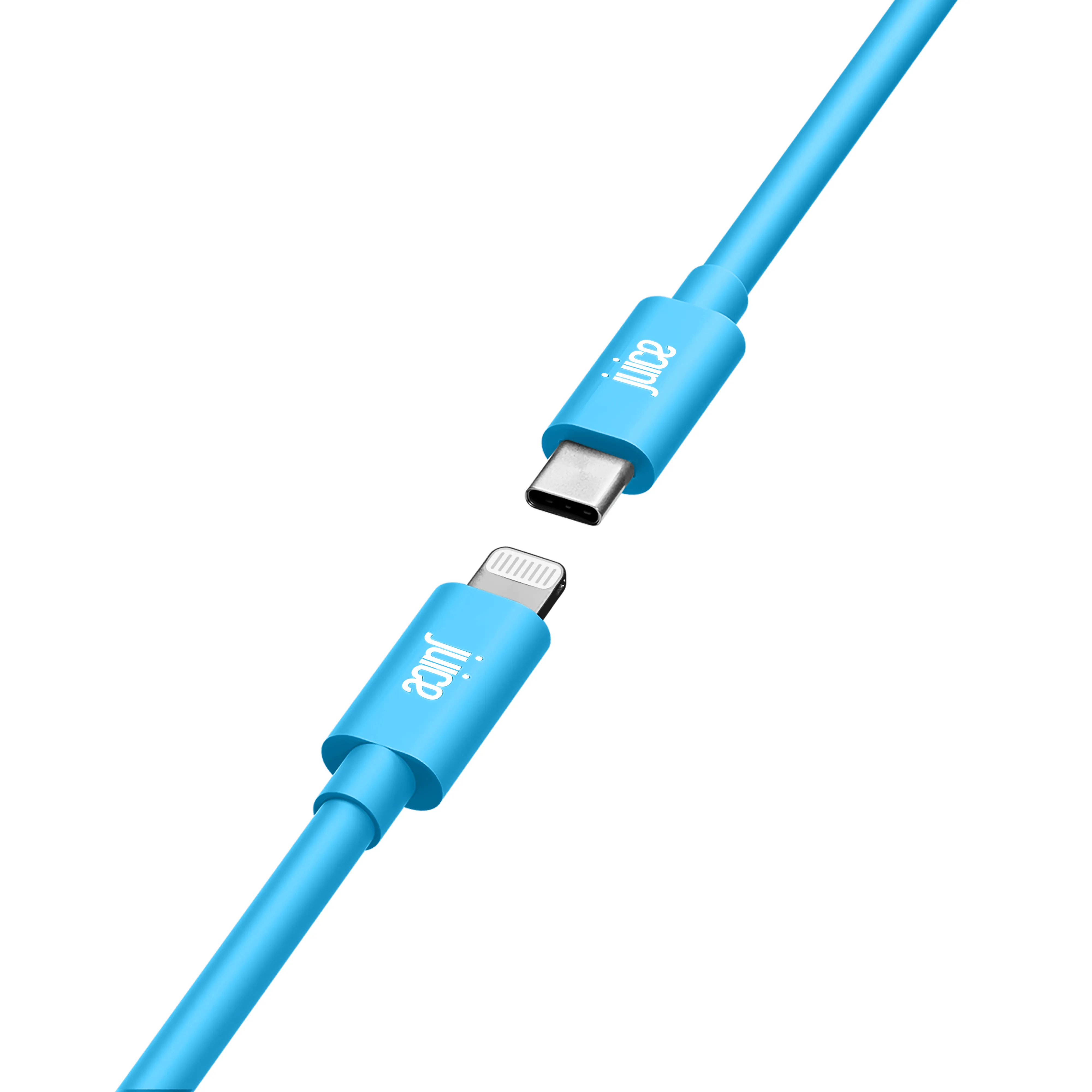 Juice USB Type-C to Apple Lightning Charging Cable 2m - Aqua