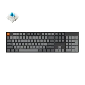 Keychron K10 104 Key Gateron Aluminium Frame Mechanical Keyboard Rgb Blue Switches