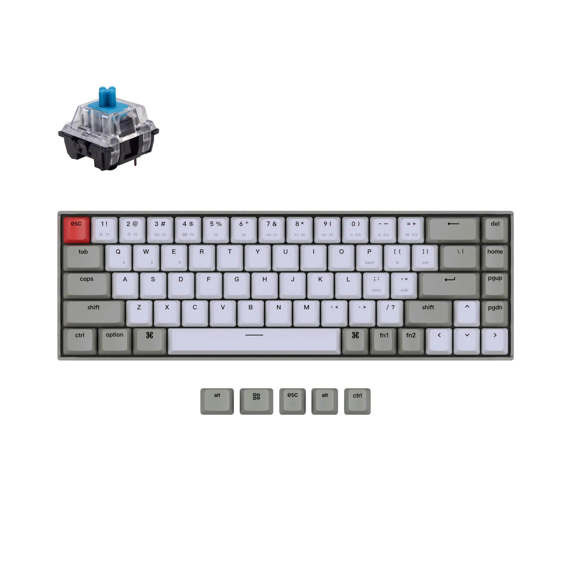 Keychron K6 Non-Backlight Wireless Mechanical Keyboard