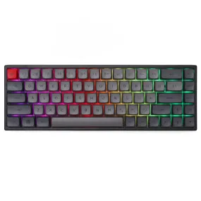 Keyhome KH68 68 key dual mode Bluetooth 5.0 Mechanical Keyboard 65% lighting effect RGB switch led type c software macro