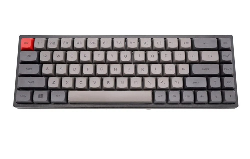 Keyhome KH68 68 key dual mode Bluetooth 5.0 Mechanical Keyboard 65% lighting effect RGB switch led type c software macro